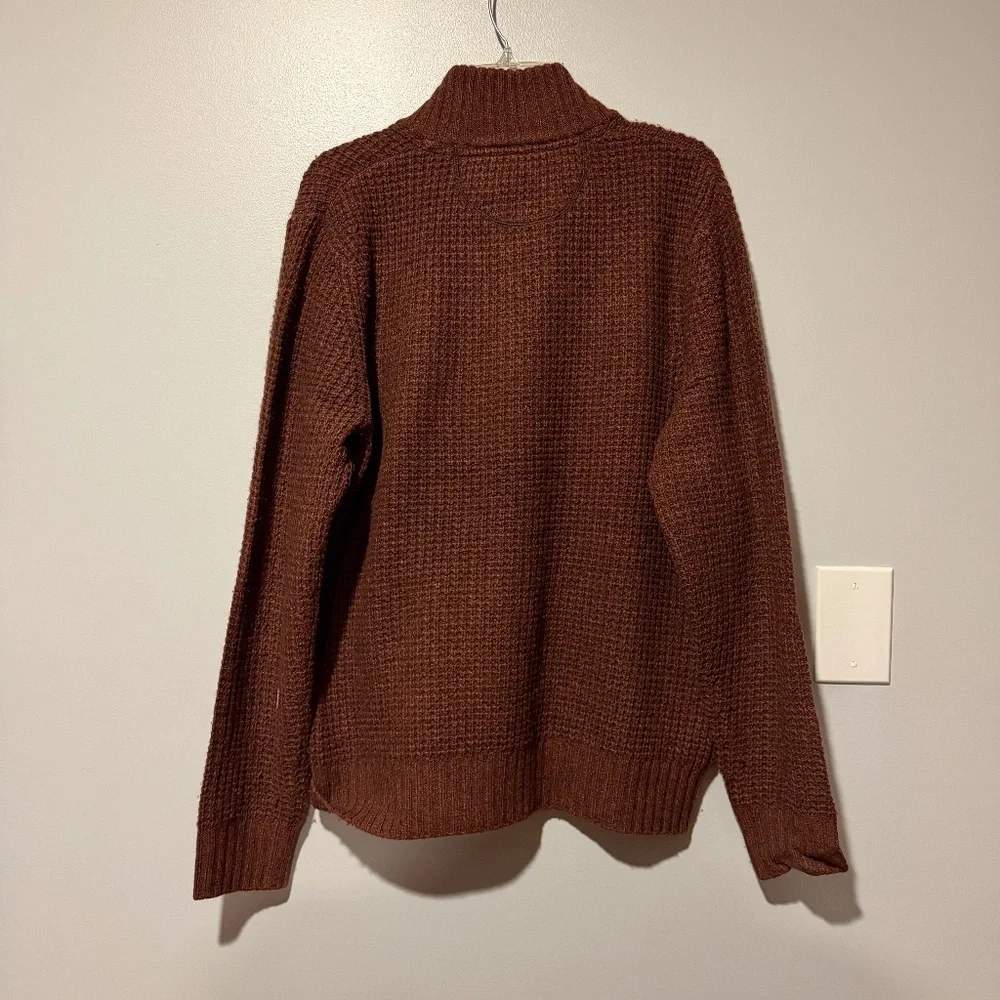 Faherty Cashmere/Wool 1/4 Button - Picture 3 of 3